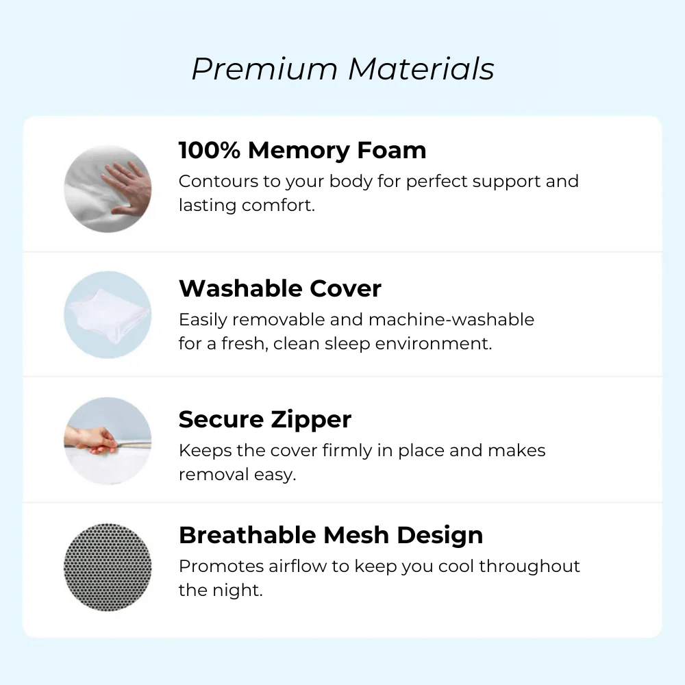 ReviveX™ | Ergonomic Support Pillow